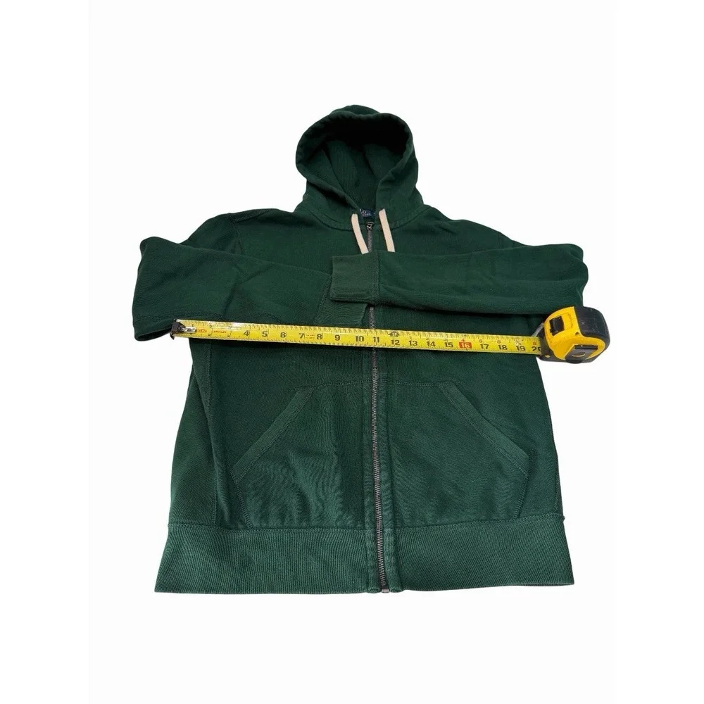 Polo Ralph Lauren classic full-zip hoodie Green Embroided Logo Size M